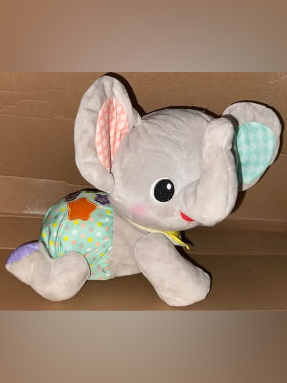 Like-new VTech Explore & Crawl Elephant interactive plush baby toy